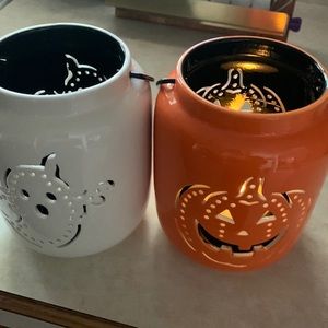 Happy Halloween lanterns each sold separately at $7.00 a piece or both for $13